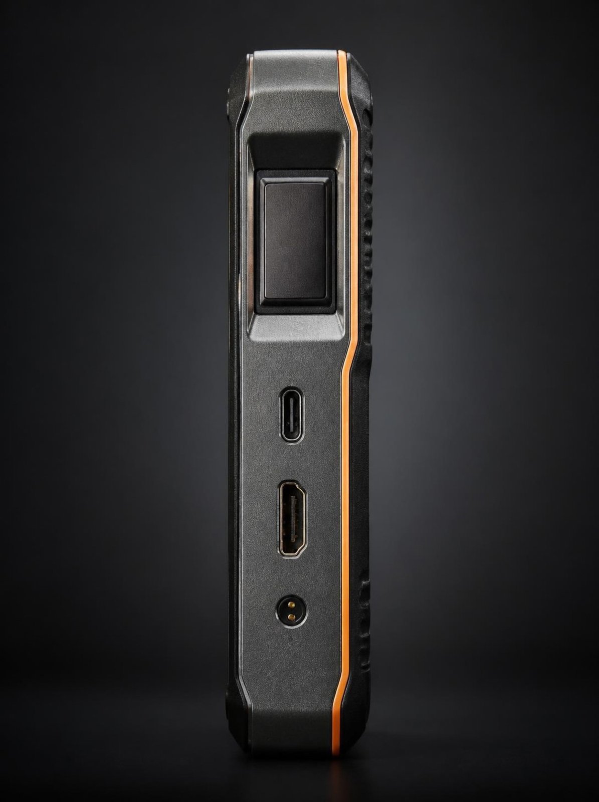 Foto conceptual del TOFIND SentinelX, vista frontal, mostrando la pantalla con el resultado de identificación biométrica